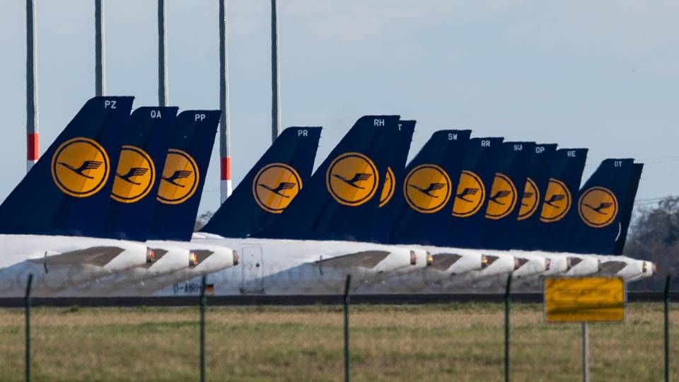 Gestrandete Flugzeuge der Lufthansa | Foto: Picture Alliance