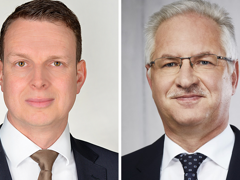 Marco Kretschmann (links) und Vertriebsvorstand Klaus Vikuk | Foto: Fürstlich Castell'sche Bank