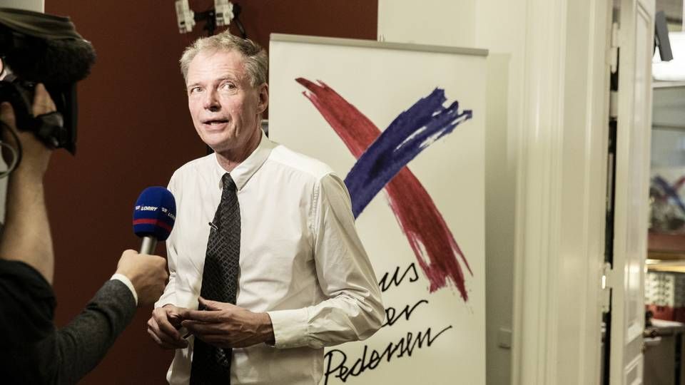 Klaus Riskær Pedersen stiller op til Tryghedsgruppens repræsentantskab. Her ses han ved folketingsvalget i 2018. | Foto: Jens Hartmann Schmidt