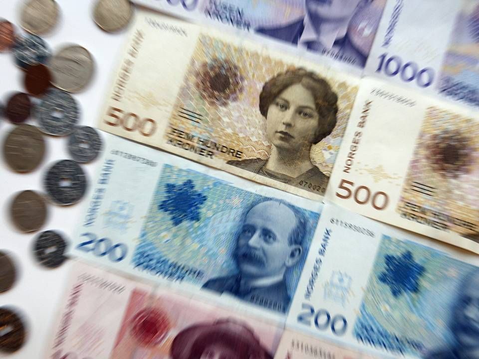 Norske banker har bare nok kontanter på lager til å gi hver nordmann fem hundre kroner. | Foto: Gorm Kallestad / NTB