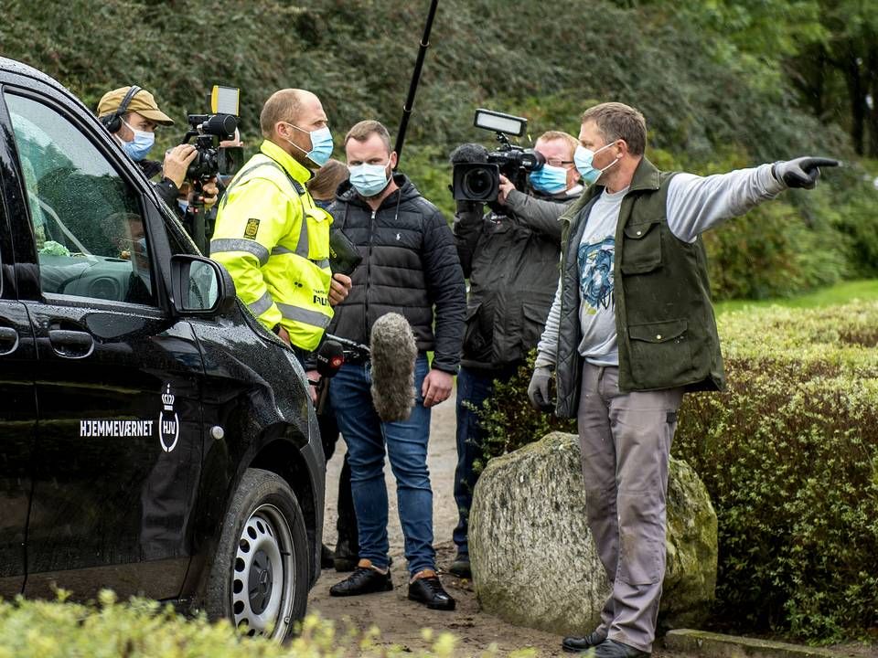 Minkavler Poul Frederiksen protesterede forgæves, da Fødevarestyrelsens aflivningshold trængte ind på hans farm og aflivede alle dyrene. | Foto: René Schütze