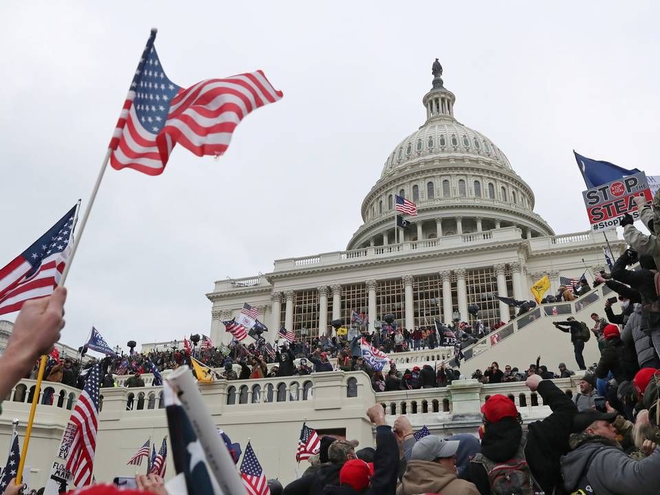 Optøjerne ved den amerikanske kongres har fået Novo Nordisk til at indstille sin støtte til amerikanske politikere. | Foto: LEAH MILLIS/REUTERS / X90205