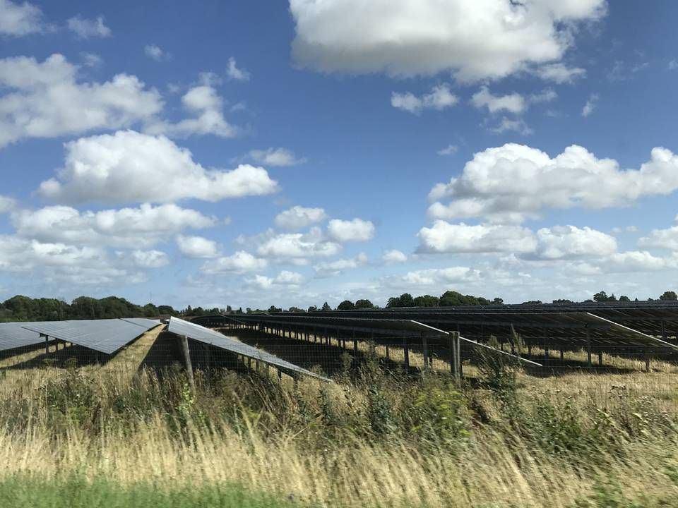 Solar power is taking root in Denmark. Photo shows one of utility Hofor's PV farms. | Photo: PR Hofor