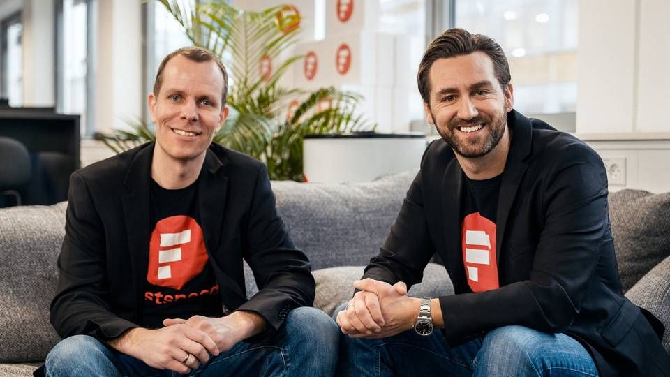 Jens Raith (adm. direktør) og Morten Boe Andersen (kommerciel direktør) | Foto: Fastspeed/PR