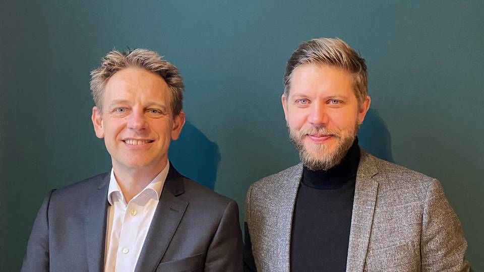 Kenneth Krabbe (tv.) er nu direktør i Testaviva, der er stiftet af Michael Lauritzen (th.) og Kristian Kaa. | Foto: Testaviva / PR