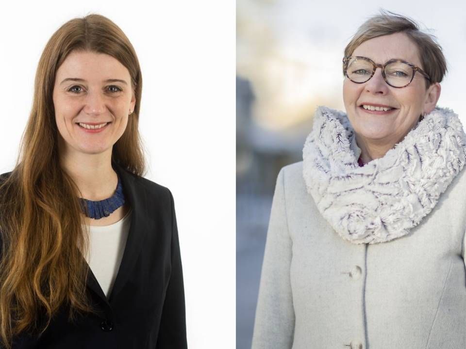 Grete Ellingsen (t.v) og Liv B. Ulriksen er henholdsvis medlem i bankens represenentantskap og konserndirektør. | Foto: Pressebilde (begge)