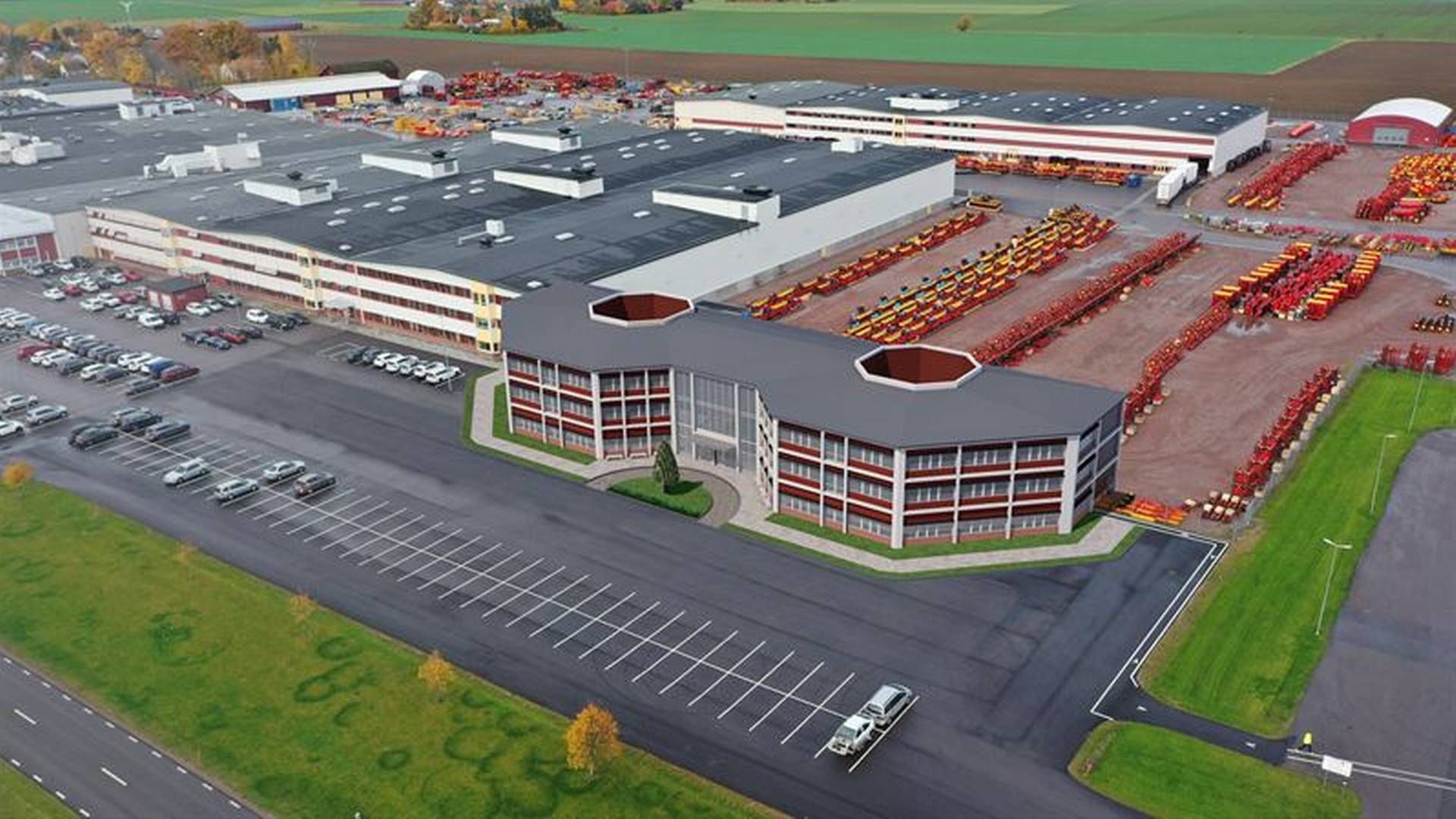 Sådan skal den nye fabrik i Väderstad se ud. | Foto: PR Väderstad