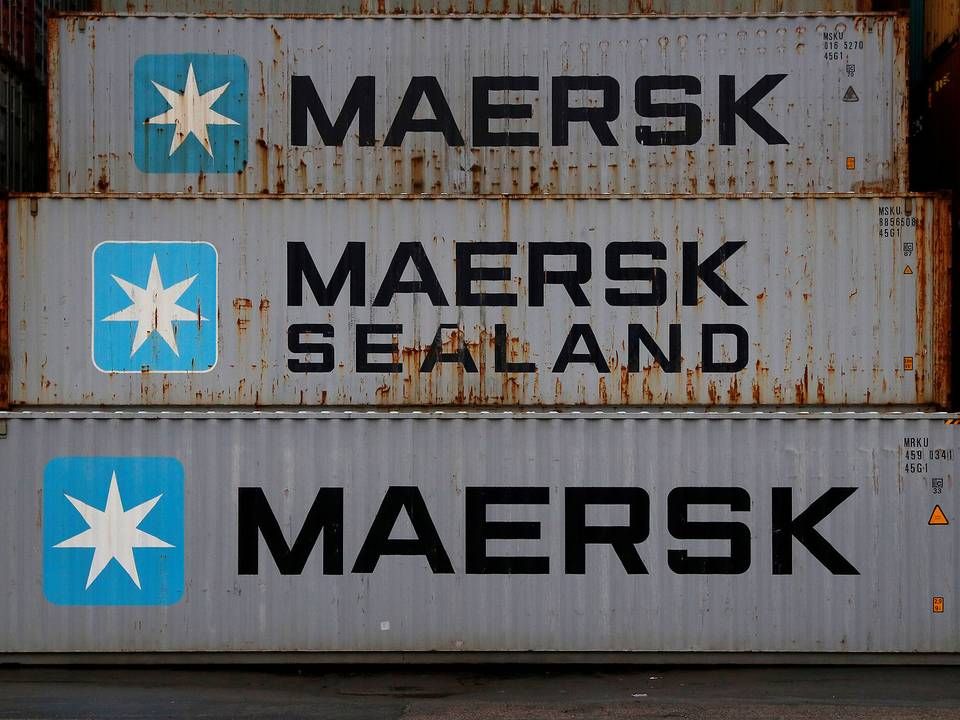 Billedet er ikke direkte relateret til Maersk Essens tab af omkring 750 containere i Stillehavet. | Foto: Phil Noble/Reuters/Ritzau Scanpix