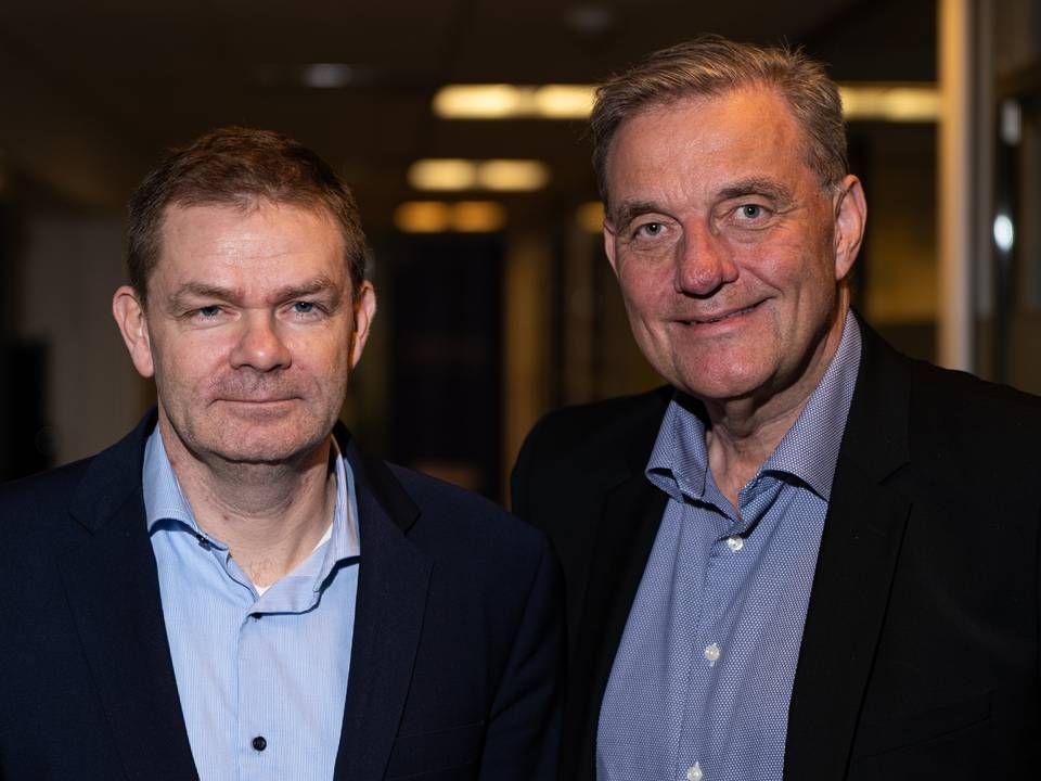 Frank Lyhne Hansen (tv.) og Peter Sandberg, stiftere af Nordic Secondary Fund (N2F). | Foto: Watch Medier/ Jan Bjarke