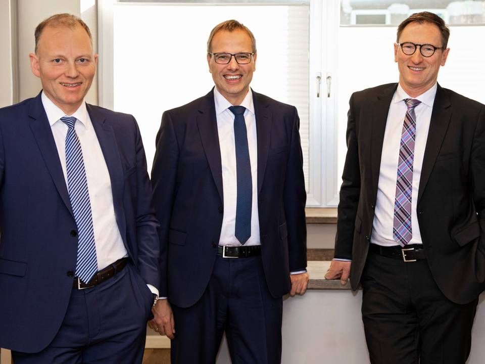 Vorstände (v.l.): Thomas Büscher, Alexander Litz, Lothar Uedelhoven (Vorsitzender) | Foto: VR-Bank Bergisch Gladbach-Leverkusen