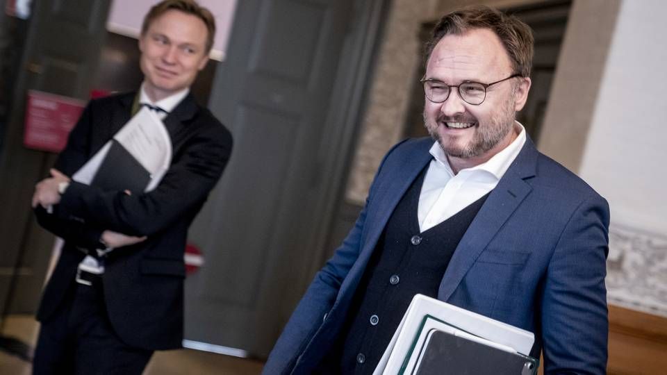 Dan Jørgensen er fungerende erhvervsminister og vil derfor sandsynligvis få rapporten om ansvar i bankledelser. | Foto: LISELOTTE SABROE