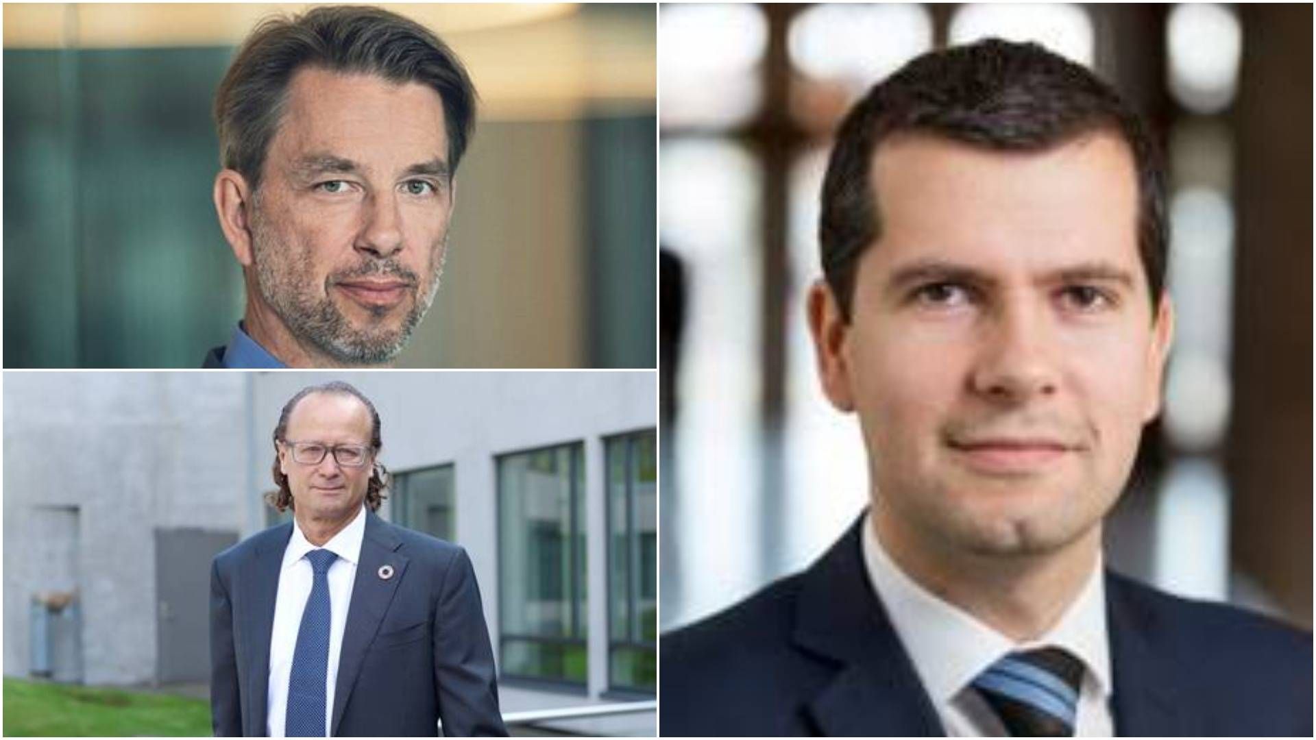 Eric Pedersen, head of responsible investments at Nordea, Jan Erik Saugestad, CEO of Storebrand AM and Sorin Pirau (right) senior portfolio manager at Danske Bank's emerging market debt team. | Photo: PR