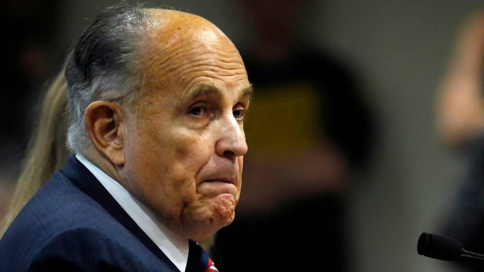 Rudy Giuliani kan nu se frem til et retsligt opgør om milliarder. | Foto: JEFF KOWALSKY/AFP / AFP