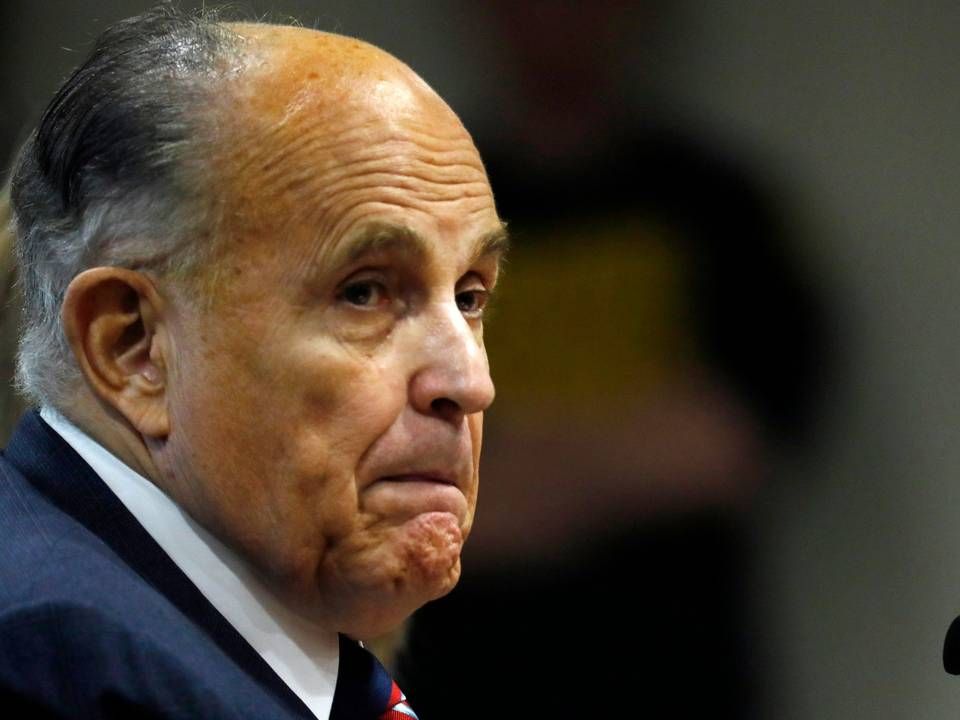 Rudy Giuliani kan nu se frem til et retsligt opgør om milliarder. | Foto: JEFF KOWALSKY/AFP / AFP