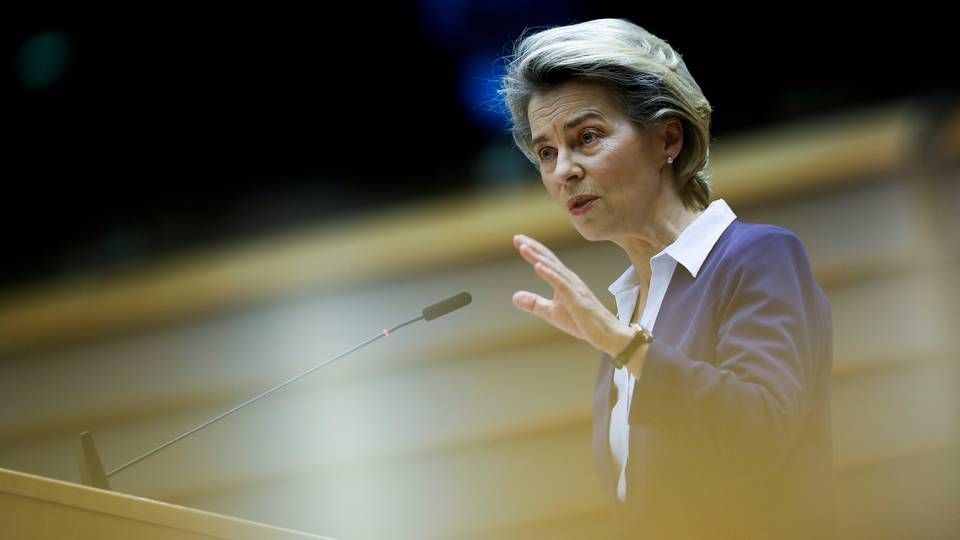 Formanden for EU-Kommissionen, Ursula von der Leyen. | Foto: POOL/REUTERS / X80003