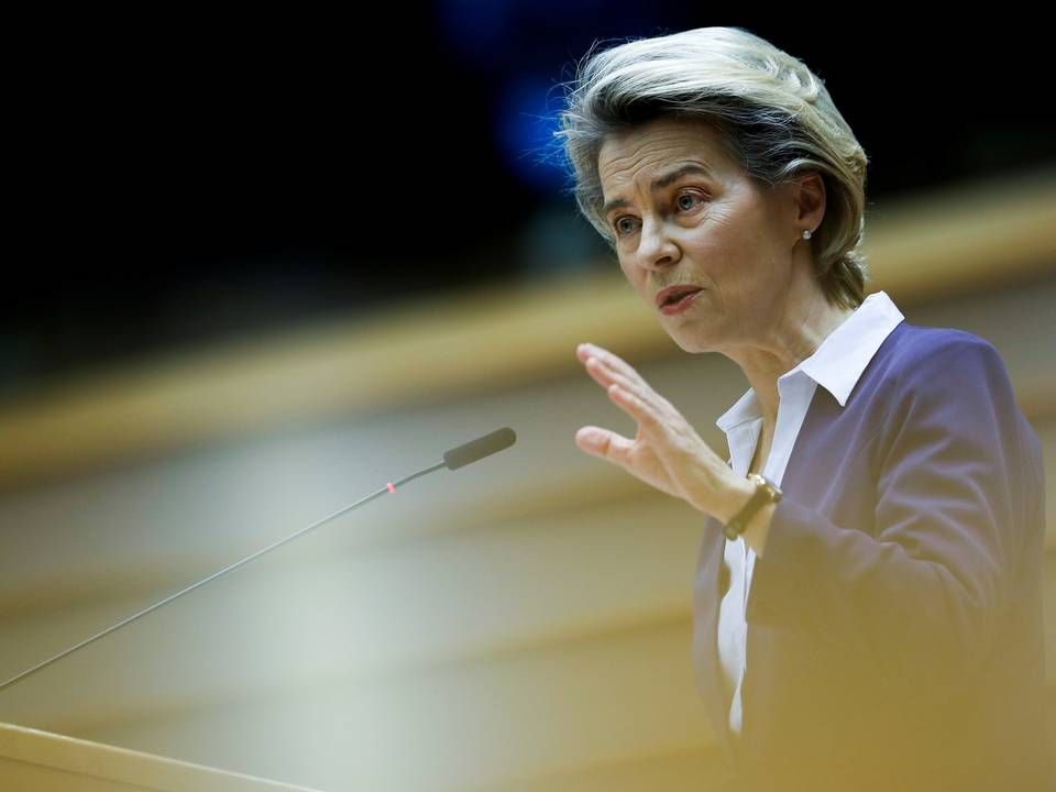 Formanden for EU-Kommissionen, Ursula von der Leyen. | Foto: POOL/REUTERS / X80003