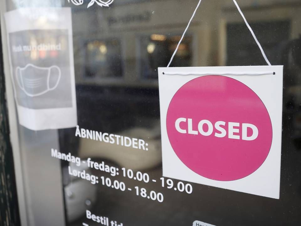 Lukket og slukket. Men faktisk er der færre butikslejemål, der står tomme nu, end før coronakrisen ramte sidste år, viser nye tal. | Foto: Jens Dresling
