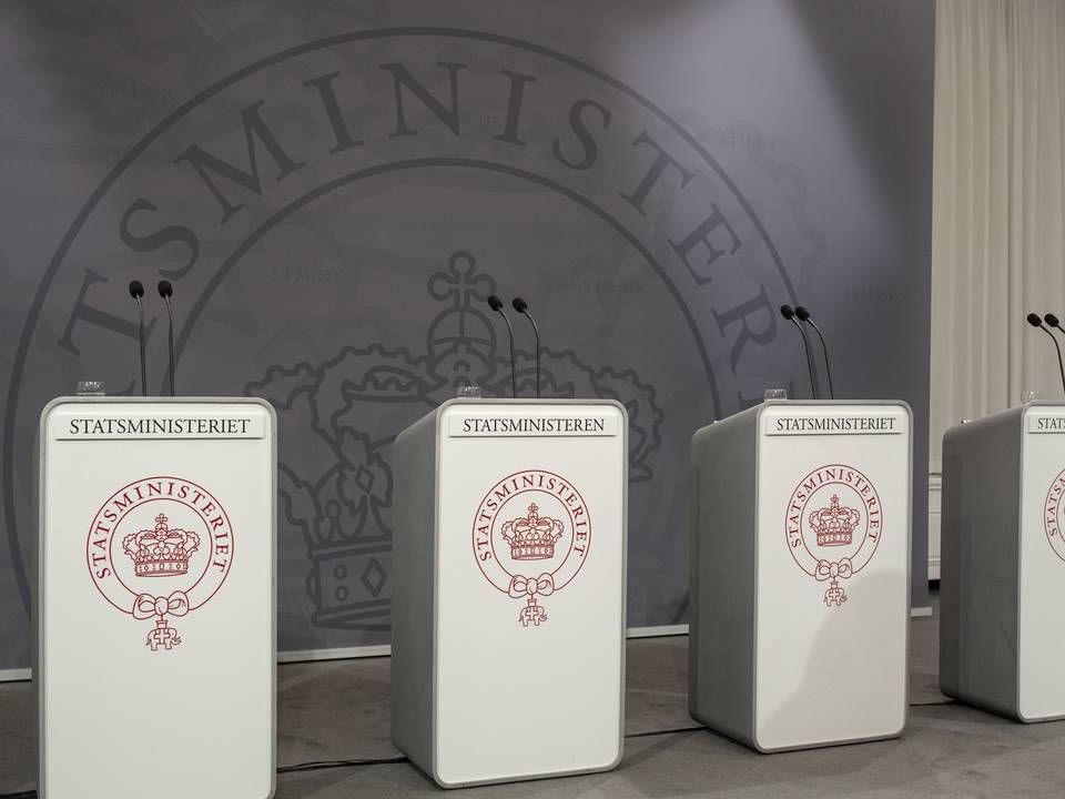 Torsdag kl. 18 vil statsminister Mette Frederiksen (S) holde pressemøde i Statsministeriet om forlængelse af coronarestriktioner. | Foto: Miriam Dalsgaard