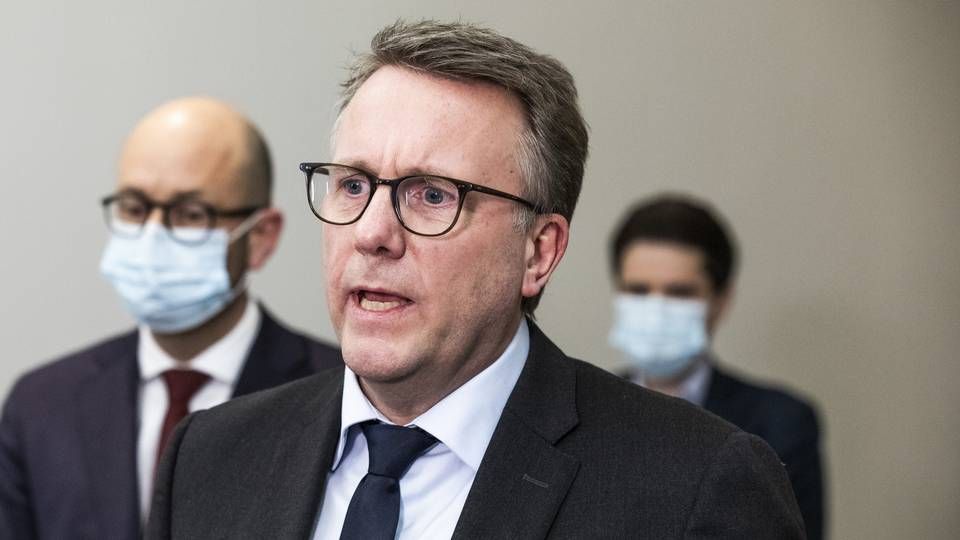 Fungerende finansminister Morten Bødskov. | Foto: ÓLAFUR STEINAR GESTSSON