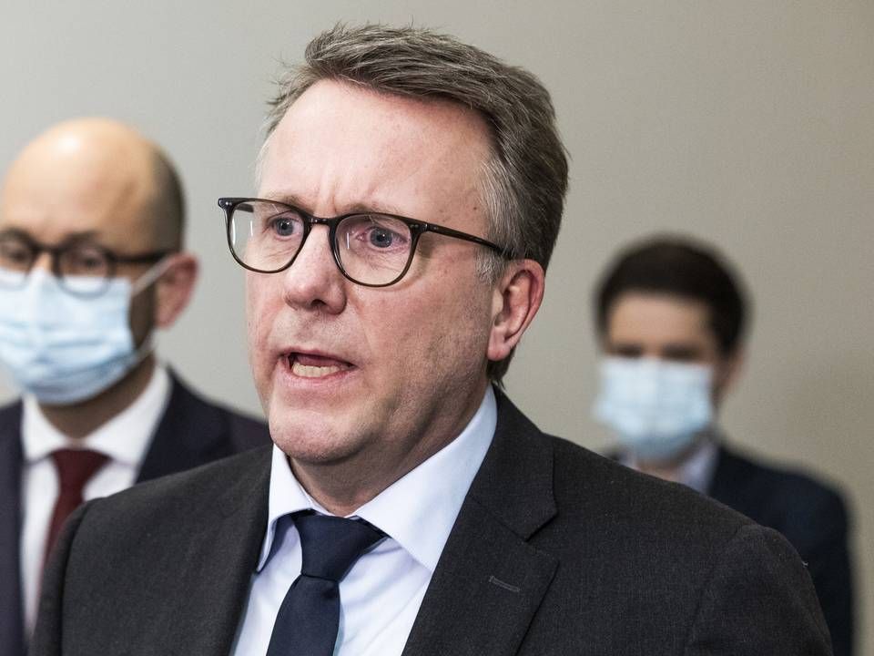 Fungerende finansminister Morten Bødskov. | Foto: ÓLAFUR STEINAR GESTSSON