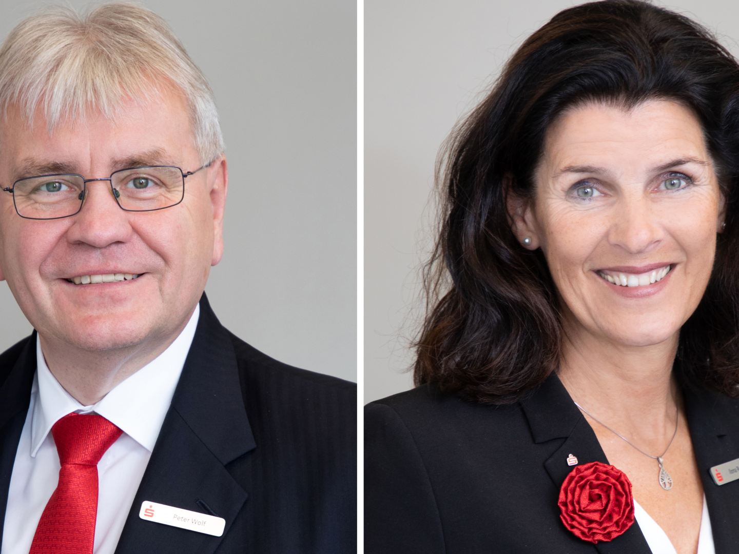 Vorstand der Sparkasse Gießen: Peter Wolf (Vorsitzender) und Ilona Roth | Foto: Sparkasse Gießen