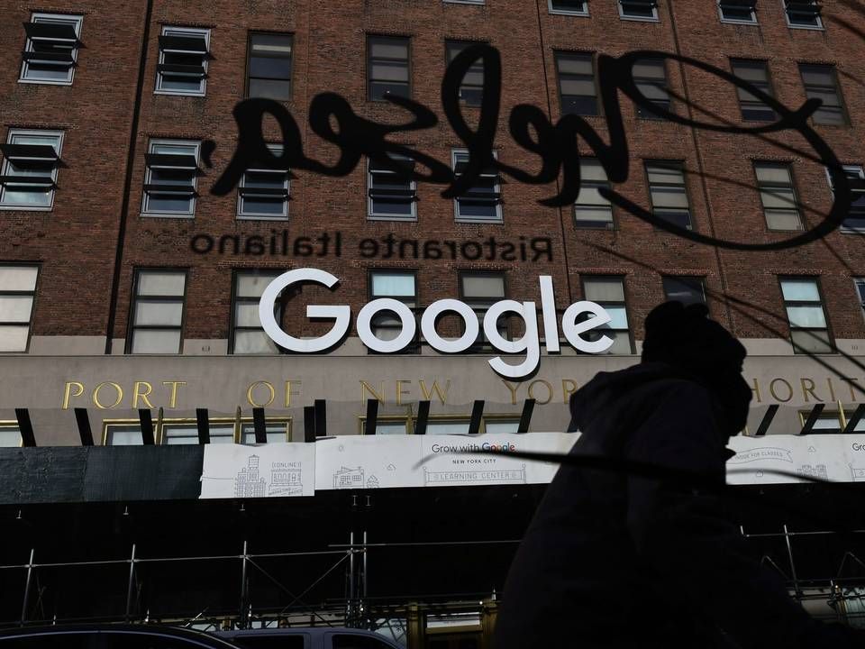 Aktien i Alphabet, Googles moderselskab, stiger 2,2 pct., mens Ford-aktien dykker 0,7 pct. | Foto: Michael M. Santiago/AFP / GETTY IMAGES NORTH AMERICA