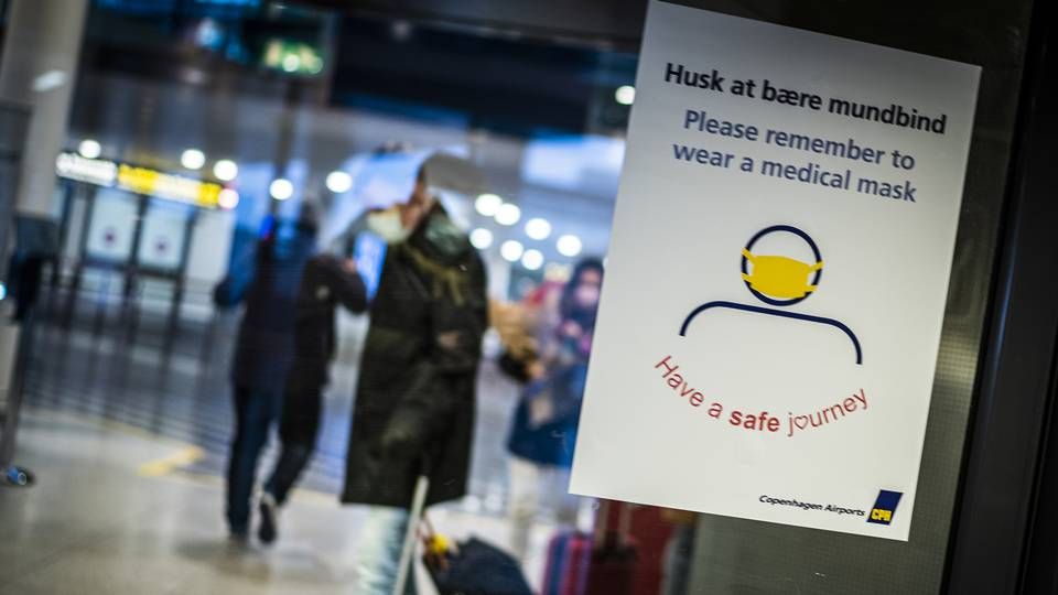 Den nye lov forventes ifølge ministeriet at komme til at betyde, at personer, der rejser ind i Danmark efter at have været i udlandet, skal lade sig coronateste og gå i isolation i ti dage. | Foto: Jonas Olufson
