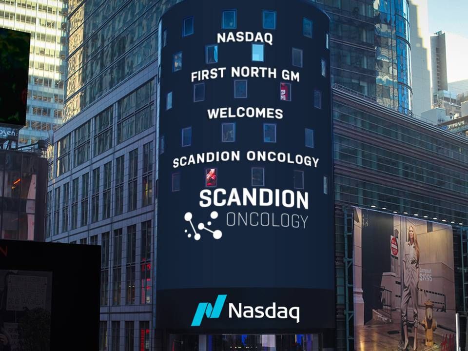 Scandion Oncology har onsdag første handelsdag på Nasdaqs First North-børs i Sverige | Foto: Scandion Oncology