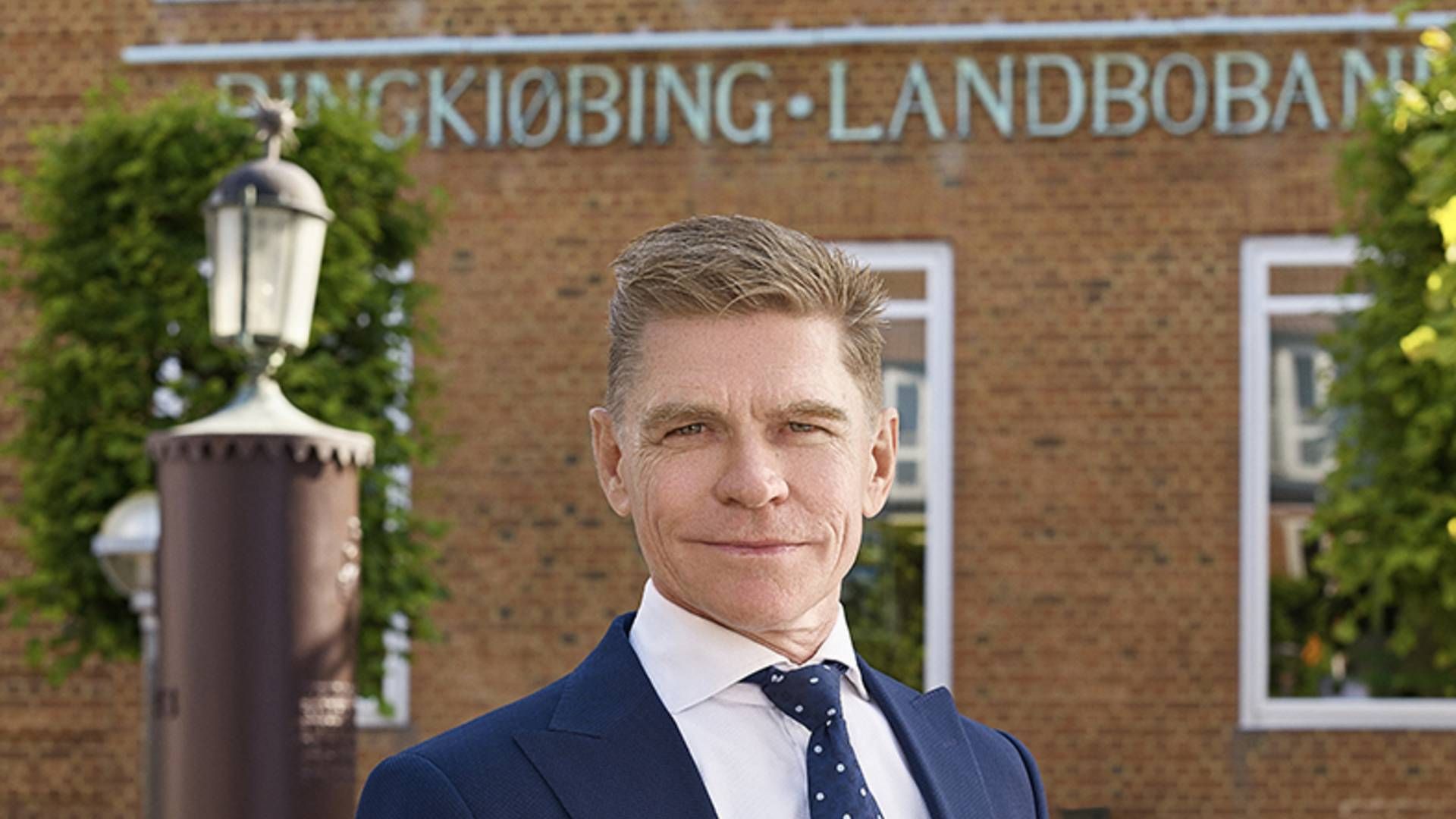 John Fisker havde gerne set en endnu større udlodning, men en dialog med Finanstilsynet fik skruet ned for udbyttet. | Foto: Ringkøbing Landbobank/PR