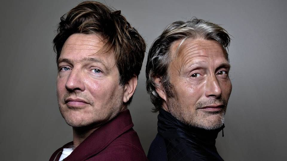 Thomas Vinterberg (tv) er for tredje gang Golden Globe-nomineret for en film - lige som "Jagten" har den seneste "Druk" Mads Mikkelsen (th) i hovedrollen. | Foto: Martin Lehmann/Politiken