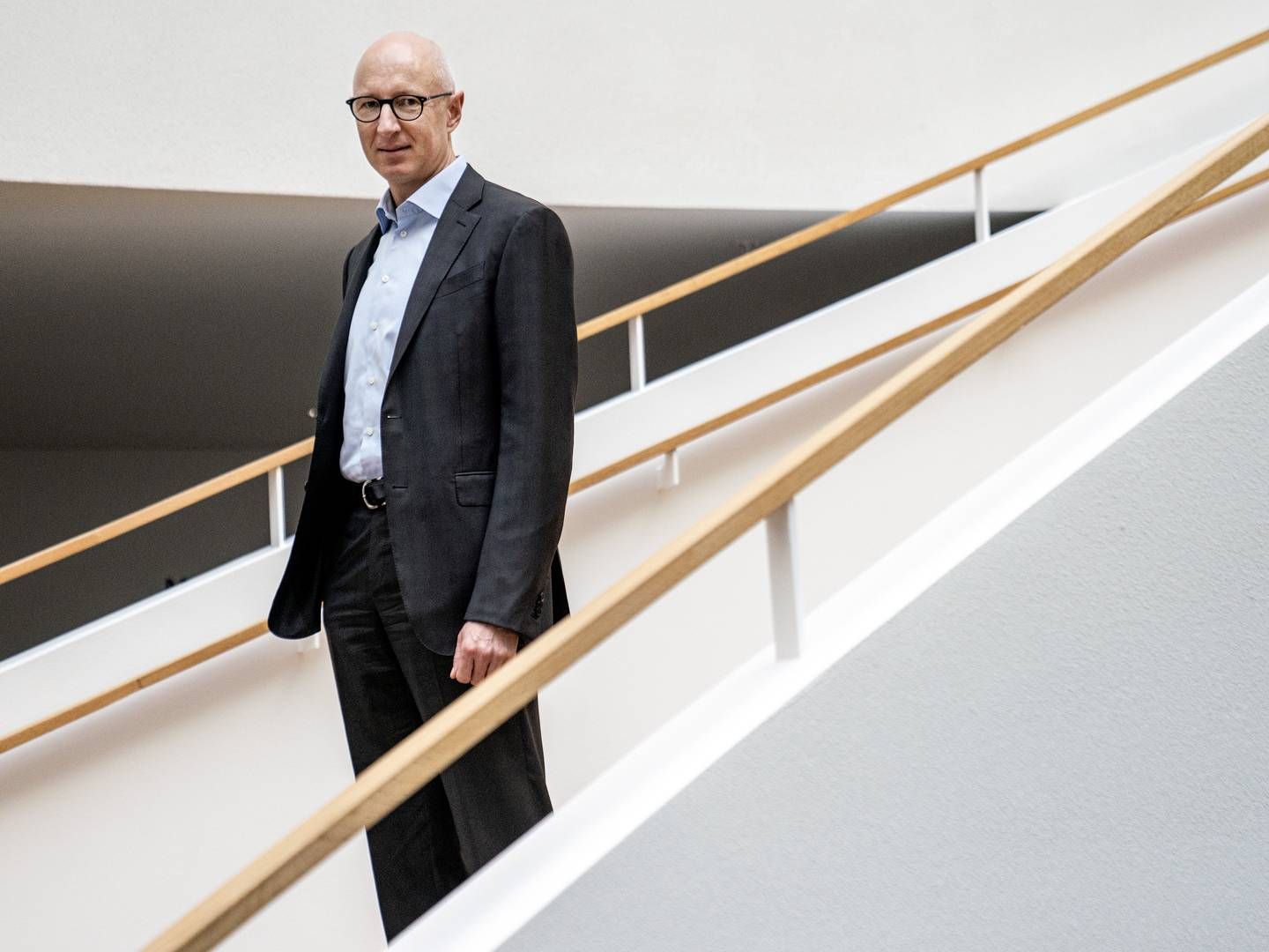 Topchef i Novo Nordisk, Lars Fruergaard Jørgensen, har grund til smil, efter at investorerne sendte markedsværdien af selskabet op med mange mia. kr. som følge af et stærkt 2020 og positive meldinger om 2021. | Foto: Stine Bidstrup/ERH