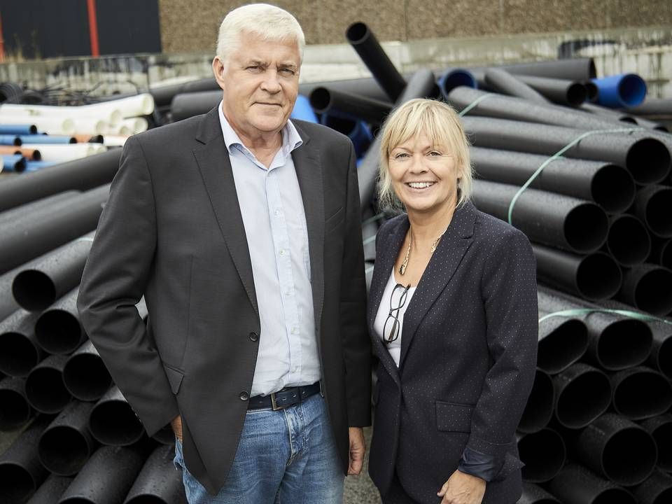 Franz Cuculiza, adm. direktør i AVL, og Gitte Buk Larsen, bestyrelsesformand og medejer af AVL. | Foto: Aage Vestergaard Larsen // PR