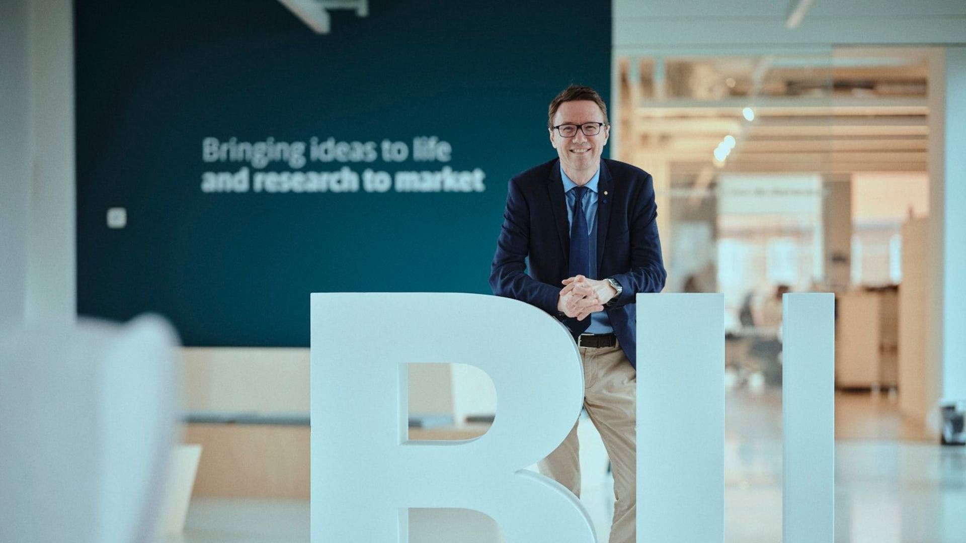 Jens Nielsen, adm. direktør for BII, glæder sig over sit nye partnerksab med medicinalselskabet Novo Nordisk. | Foto: Bioinnovation Institute / PR