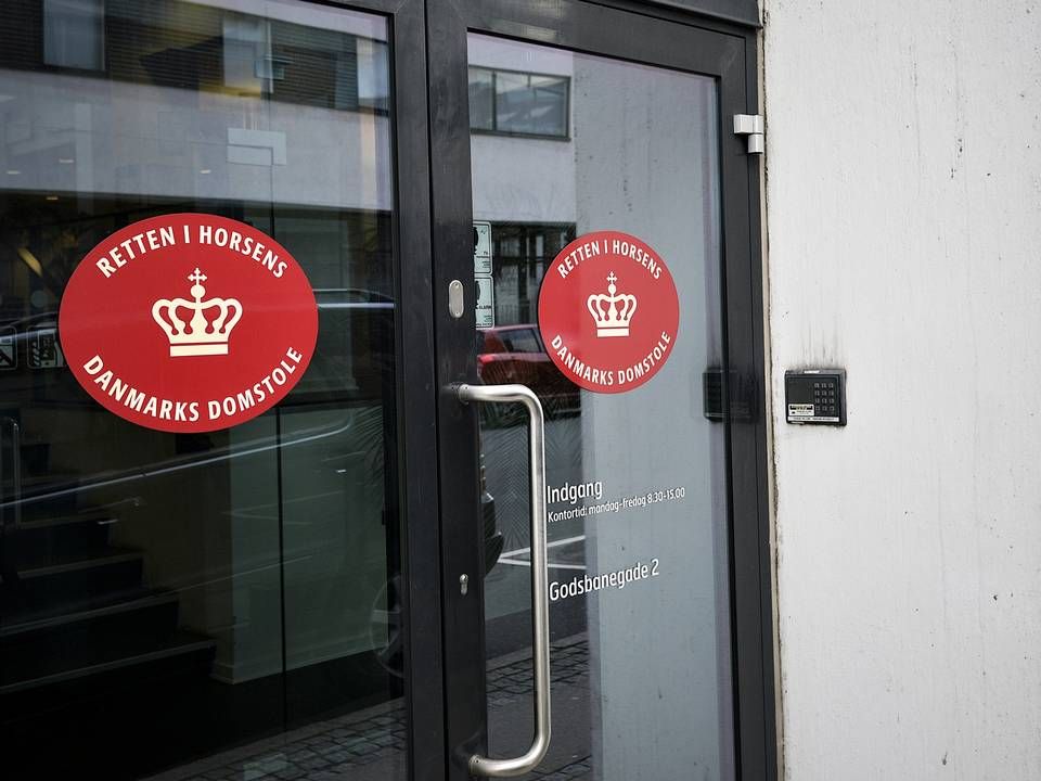 Retten i Horsens afholder sine retssager inden for normal åbningstid. | Foto: Ernst van Norde
