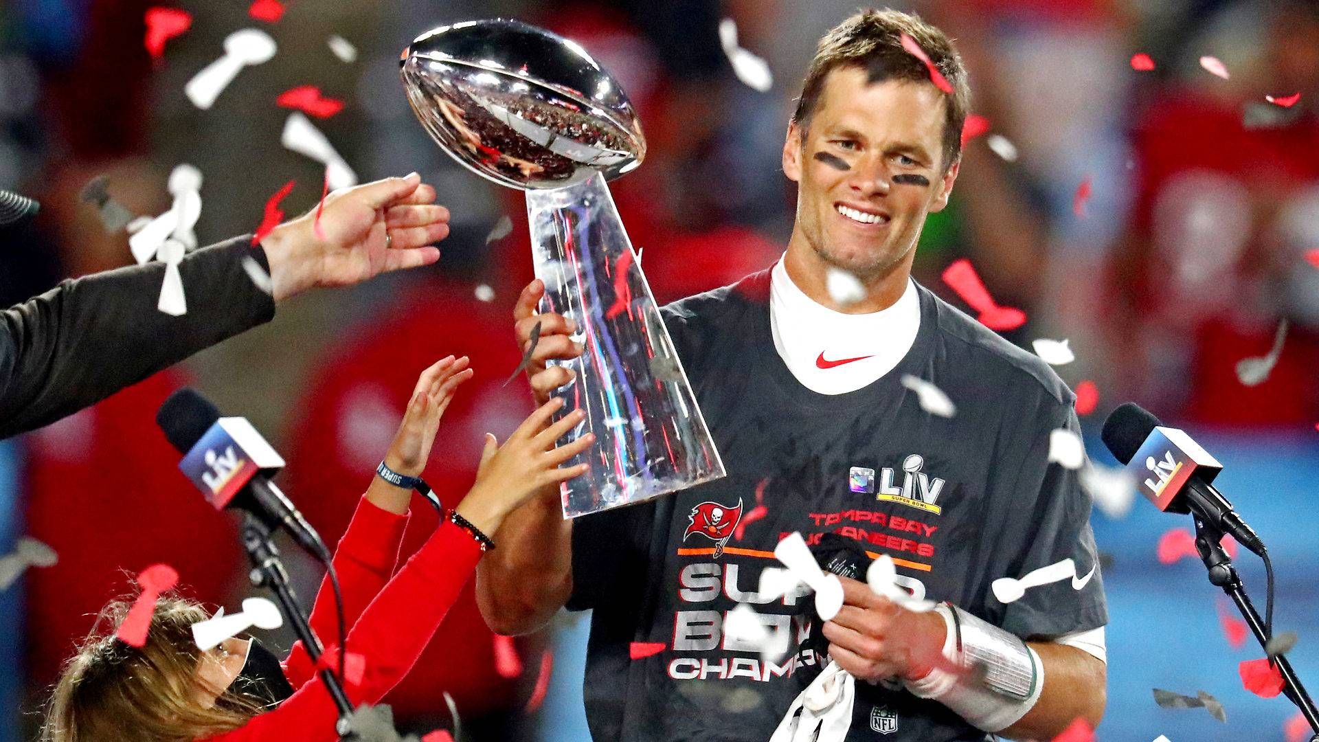Quarterback Tom Brady førte Tampa Bay Buccaneers til sejr i Super Bowl. | Foto: Mark J. Rebilas/Usa Today Sports/Ritzau Scanpix