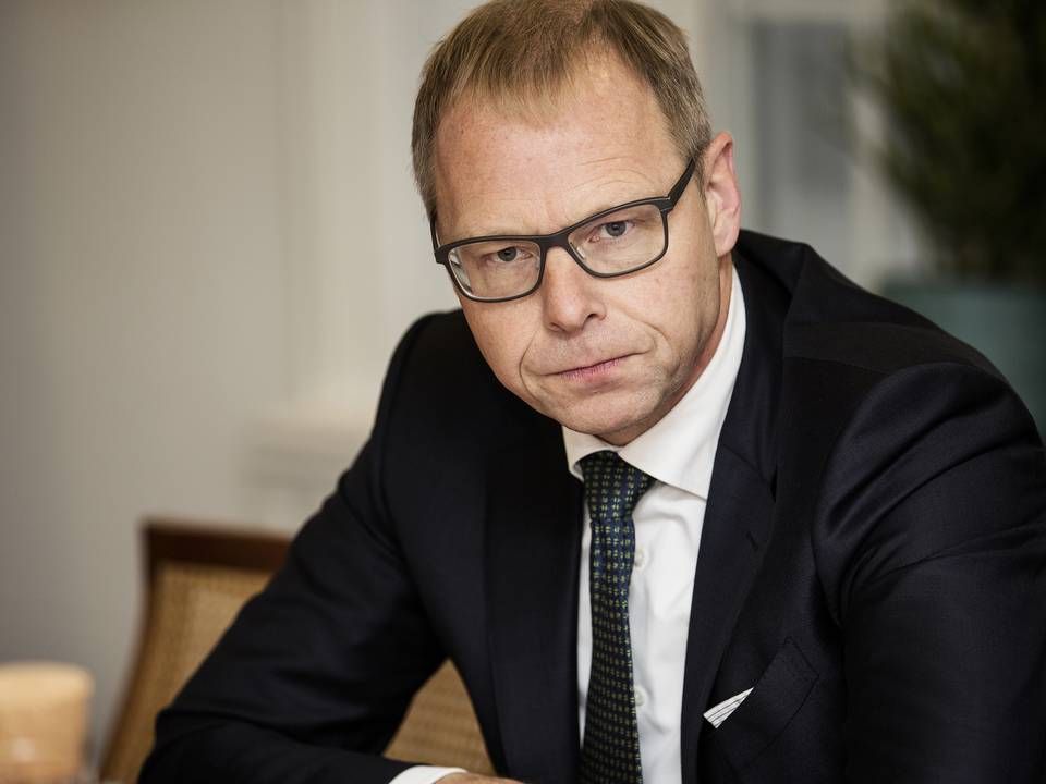 Michael Rasmussen er adm. direktør i Nykredit. | Foto: Rune Aarestrup Pedersen/ERH