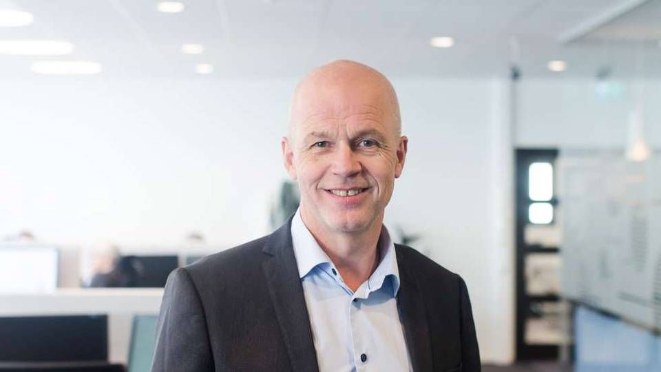 Stig Brautaset, administrerande direktør i SpareBank 1 Søre Sunnmøre. Han får en ny banksjef i ledergruppen sin før sommeren.