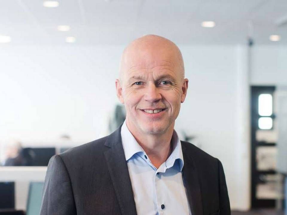 Stig Brautaset, administrerande direktør i SpareBank 1 Søre Sunnmøre. Han får en ny banksjef i ledergruppen sin før sommeren.