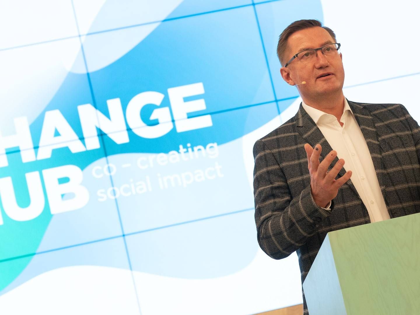 Thomas Katzenmayer eröffnet den Change Hub der Evangelischen Bank | Foto: Thomas Ecke