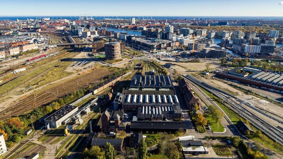 DSB leder efter joint venture-investorer til udviklingen af Jernbanebyen mellem Vesterbro og Sydhavnen i København. | Foto: PR / DSB Ejendomme