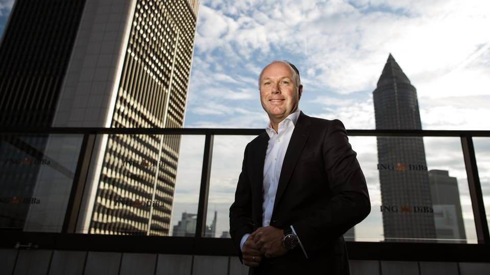 Nick Jue, CEO der ING Deutschland, auf der Dachterrasse der Zentrale in Frankfurt | Foto: picture alliance / Andreas Arnold/dpa | Andreas Arnold