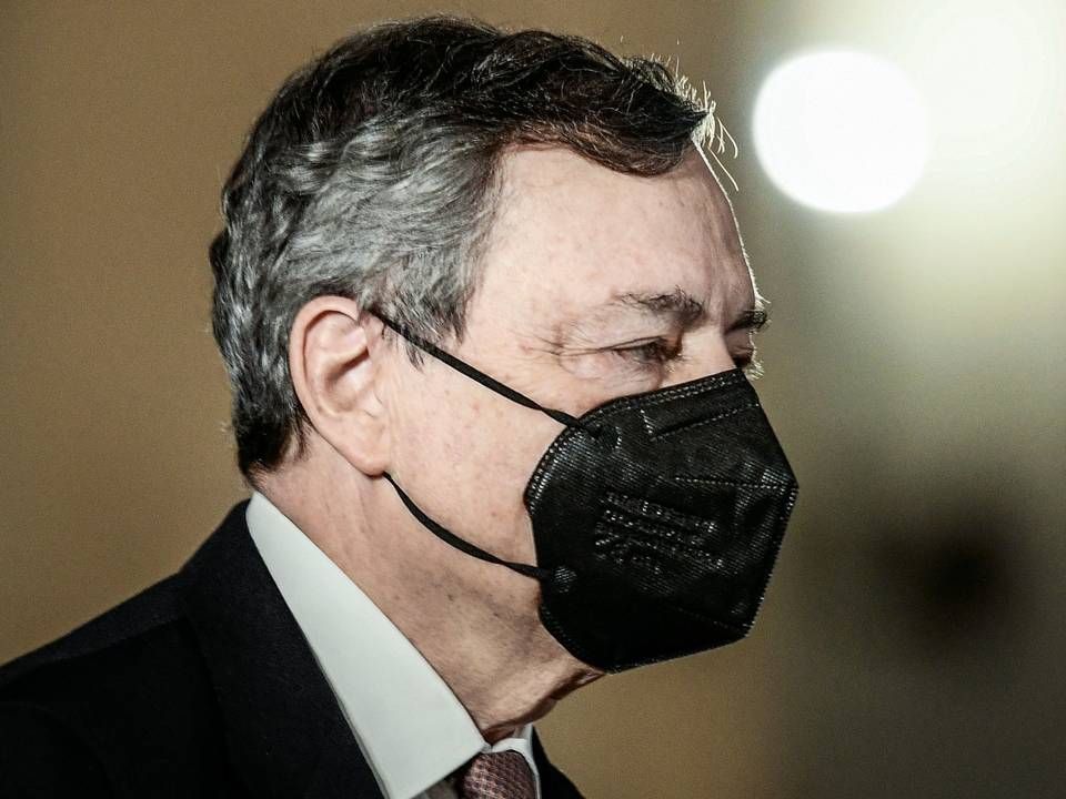 Draghi har udpeget vicedirektør i den italienske centralbank Daniele Franco som finansminister. | Foto: Filippo Monteforte/AFP / AFP
