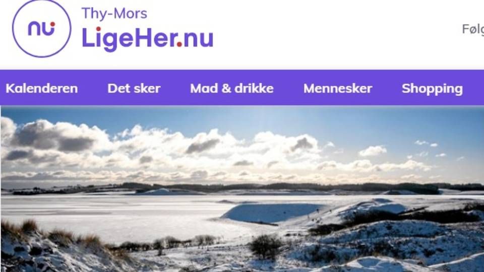 Nordjyske Medier er gået i luften med ny portal for koncernens annoncebårne lokalaviser som et led i den digitale omstilling | Foto: Screenshot