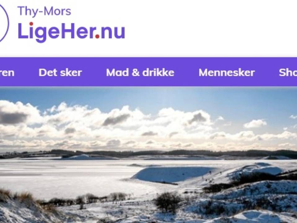Nordjyske Medier er gået i luften med ny portal for koncernens annoncebårne lokalaviser som et led i den digitale omstilling | Foto: Screenshot