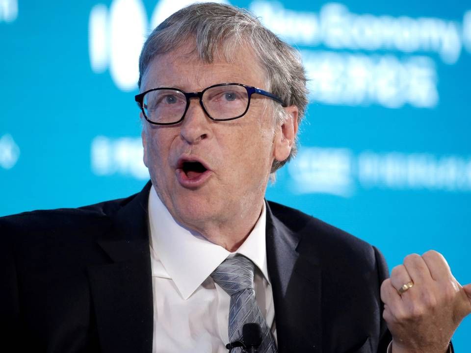 Det er ikke sandsynligt, at vi vil stoppe med at bygge bygninger, anfører Bill Gates i et interview, der bringes i anledning af han nye bog, "Sådan afværges klimakatastrofen", som udkommer i indeværende uge. | Foto: JASON LEE/REUTERS / X01757