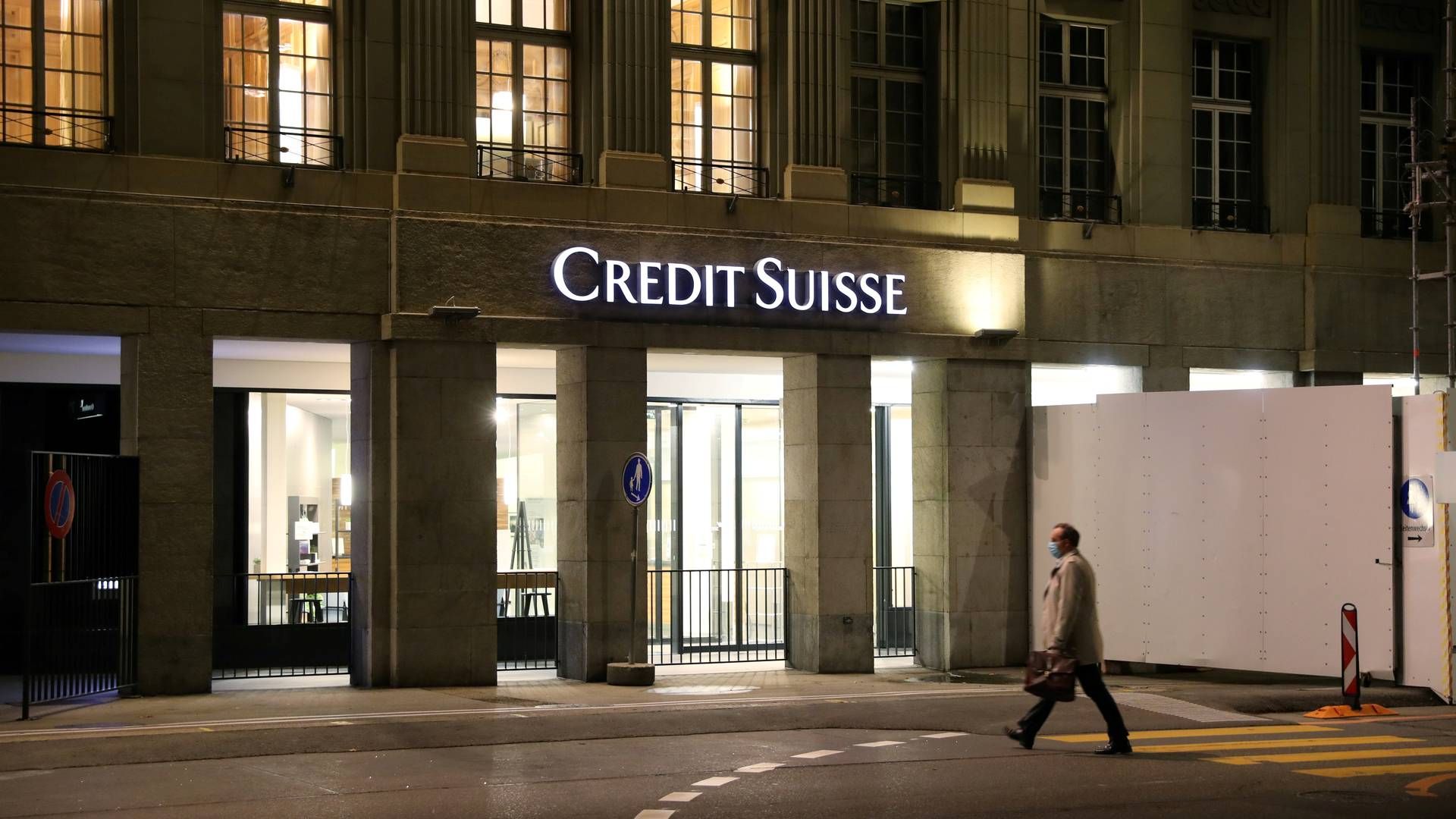 Credit Suisse har offentliggjort regnskab for fjerde kvartal. | Foto: ARND WIEGMANN/REUTERS / X90184