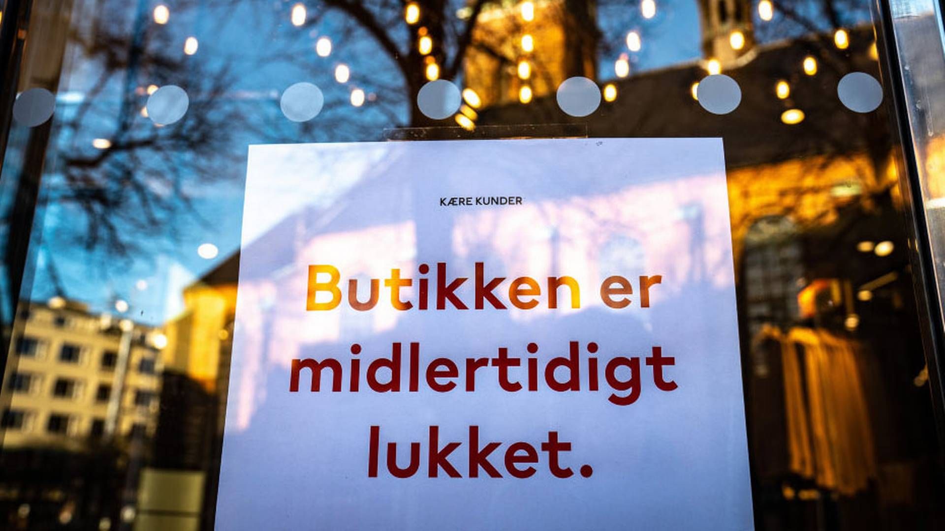 Nedlukningen i december udløste fyringer, vurderer Ledernes Hovedorganisation. | Foto: Emil Helms/Ritzau Scanpix