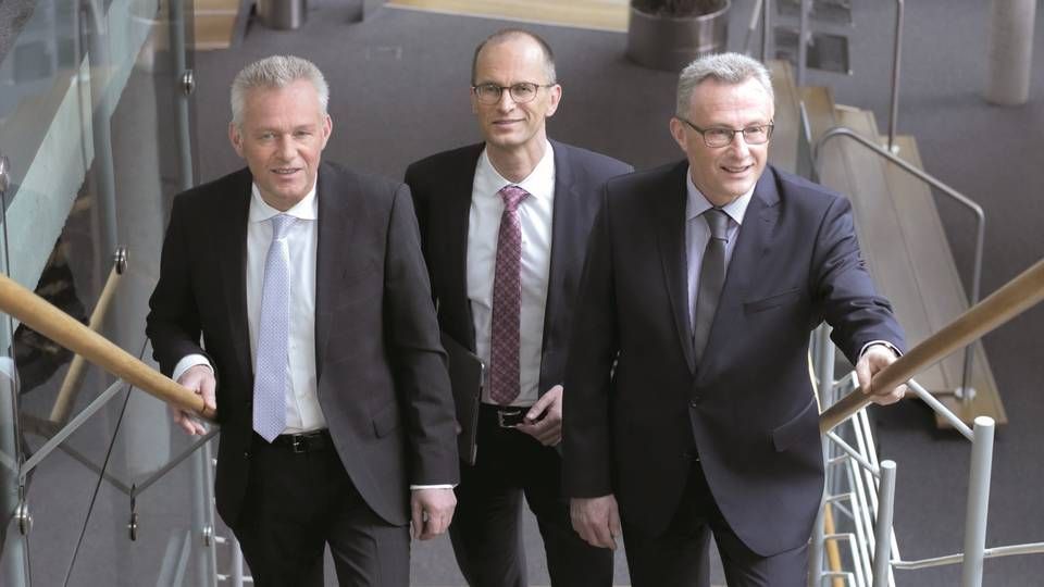 (v.l.) Vorstand der Volksbank Kraichgau: Matthias Zander, Klaus Bieler, Thomas Geier | Foto: Volksbank Kraichgau