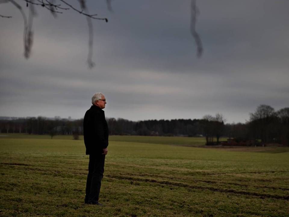 Allerede til sommer vil Jens Juul kunne skue ud over 55.000 nyplantede træer og en skovsø. | Foto: Brian Karmark