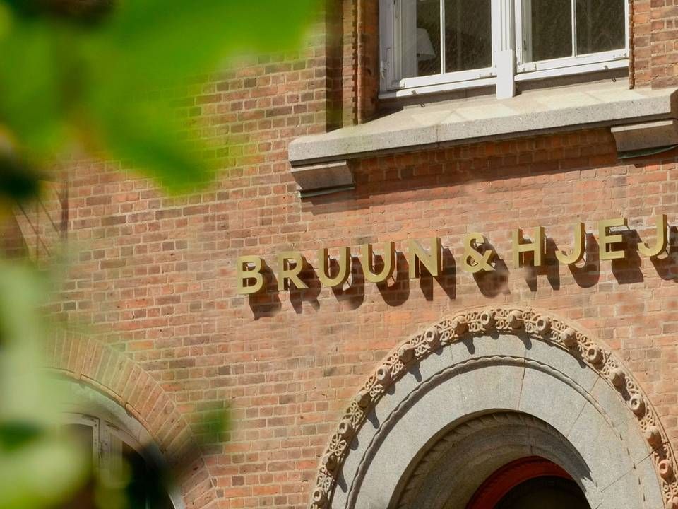 Bruun & Hjejle har bygget forretningen op om fast ejendom, proces og M&A, og omsætningen rundede ved seneste regnskab 506 mio. kr. mod 491 mio. kr. i 2018. | Foto: PR
